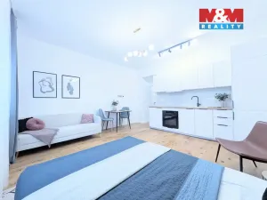 Pronájem bytu 1+kk, Praha - Vršovice, Petrohradská, 30 m2