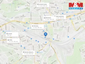 Pronájem bytu 1+kk, Praha - Vršovice, Petrohradská, 30 m2