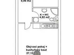 Pronájem bytu 2+kk, Dobřany, Loudů, 56 m2