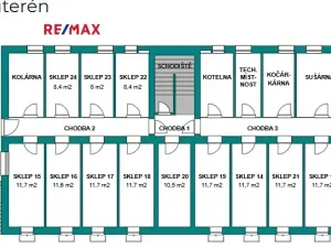 Pronájem bytu 2+kk, Hovorany, 48 m2