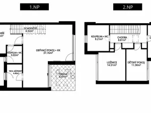 Prodej rodinného domu, Praha - Horní Počernice, Artistů, 124 m2