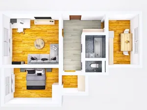 Pronájem bytu 2+1, Jablonec nad Nisou, Boženy Němcové, 56 m2