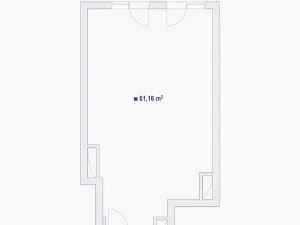 Pronájem obchodního prostoru, Brno - Komárov, Komárovská, 61 m2