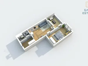 Pronájem bytu 2+kk, Bystřice pod Hostýnem, Sídliště, 52 m2