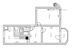 Pronájem bytu 2+1, Prostějov, Moravská, 54 m2