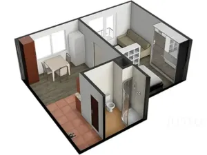 Prodej bytu 1+1, Písek, třída Přátelství, 38 m2