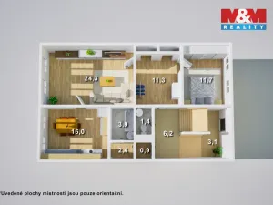 Prodej rodinného domu, Krupka, Husitská, 177 m2