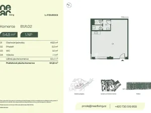 Prodej obchodního prostoru, Praha - Libeň, Na kopečku, 55 m2