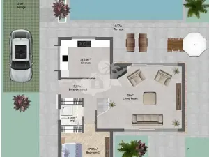 Prodej vily, Agios Amvrosios Keryneias, Kypr, 154 m2