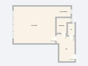 Pronájem bytu 1+kk, Praha - Nusle, Čiklova, 30 m2