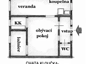 Prodej chaty, Stříbrná Skalice, 48 m2