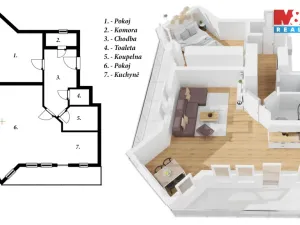 Prodej bytu 2+kk, Pec pod Sněžkou, 55 m2