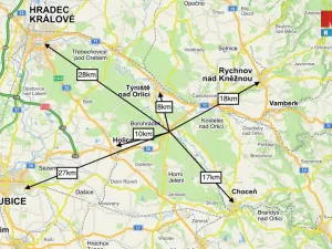 Prodej zahrady, Borohrádek, 465 m2