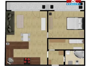 Pronájem bytu 2+1, Jihlava - Horní Kosov, Za Prachárnou, 56 m2