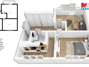 Prodej bytu 2+1, Jihlava, U Pivovaru, 54 m2