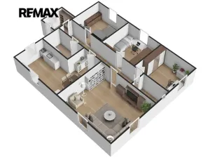 Pronájem bytu 4+1, Líbeznice, Nedvědova, 118 m2