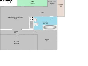 Pronájem bytu 3+kk, Kladno, Tyršova, 60 m2