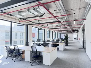 Pronájem kanceláře, Praha - Karlín, Rohanské nábřeží, 1543 m2