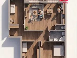 Prodej bytu 4+1, Litoměřice - Pokratice, Ladova, 77 m2