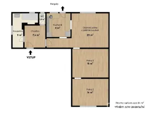 Pronájem bytu 3+1, Bělá pod Bezdězem, Pražská, 84 m2