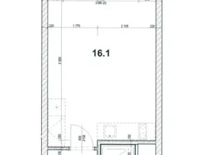 Pronájem bytu 1+kk, Praha, 34 m2