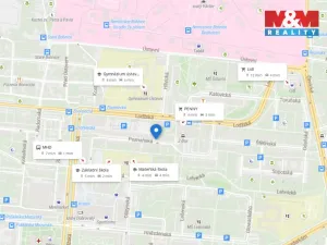 Pronájem bytu 2+kk, Praha - Bohnice, Poznaňská, 42 m2