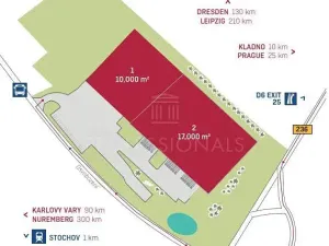 Pronájem skladu, Stochov, Osvobození, 6564 m2