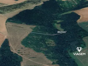 Prodej pole, Popovice, 863 m2