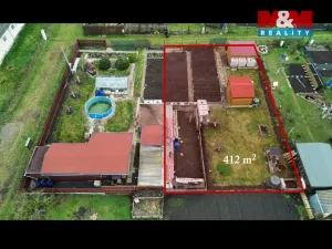 Prodej zahrady, Podbořany, 412 m2