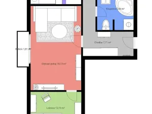 Prodej bytu 3+1, Kájov, Májová, 62 m2