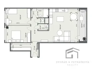 Prodej bytu 3+kk, Praha - Stodůlky, Přecechtělova, 78 m2