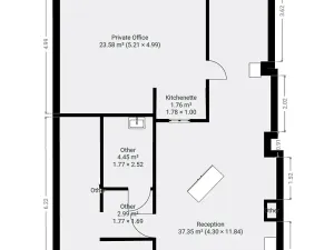 Pronájem ordinace, Svitavy, náměstí Míru, 82 m2