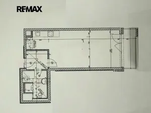 Pronájem bytu 1+kk, Praha - Hloubětín, Poděbradská, 45 m2