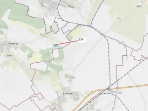 Dražba lesa, Jeviněves, 4557 m2