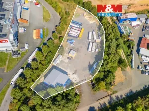 Pronájem komerčního pozemku, Plzeň - Černice, 500 m2