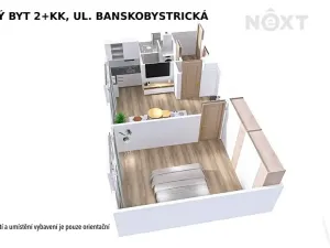 Prodej bytu 2+kk, Šumperk, Banskobystrická, 44 m2