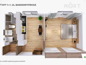 Prodej bytu 1+1, Šumperk, Banskobystrická, 38 m2