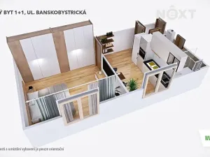 Prodej bytu 1+1, Šumperk, Banskobystrická, 38 m2