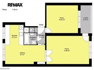 Prodej bytu 2+1, Čáslav, Žitenická, 57 m2