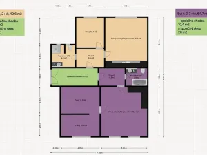 Pronájem bytu 2+kk, Mladá Boleslav, U cukrovaru, 55 m2