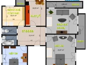 Prodej bytu 4+1, Děčín - Děčín IV-Podmokly, Resslova, 120 m2