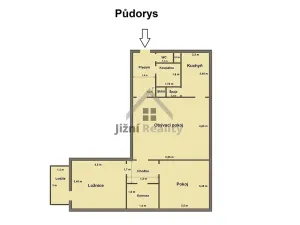 Prodej bytu 3+1, České Budějovice, K. Štěcha, 85 m2