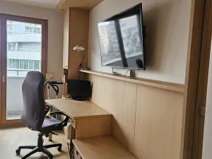 Pronájem bytu 1+kk, Praha - Stodůlky, Sluneční náměstí, 40 m2