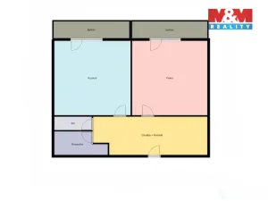 Prodej bytu 1+1, Orlová - Lutyně, Okružní, 51 m2