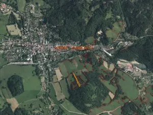 Dražba pozemku, Česká Kamenice, 5161 m2