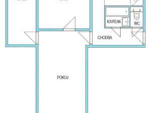 Pronájem bytu 3+1, Ostrava - Poruba, Žilinská, 63 m2