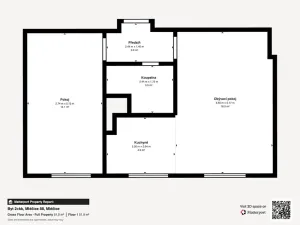 Pronájem bytu 2+kk, Mlečice, 51 m2