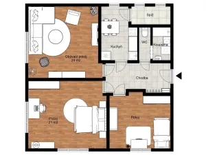 Prodej bytu 5+1, Žďár nad Sázavou, Veselská, 127 m2