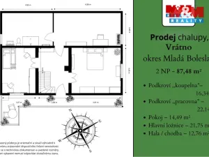 Prodej chalupy, Vrátno, 149 m2