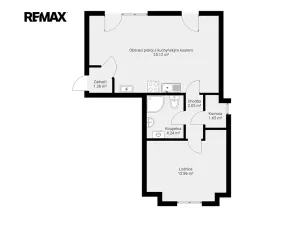 Pronájem bytu 2+kk, Praha - Ruzyně, U letiště, 47 m2